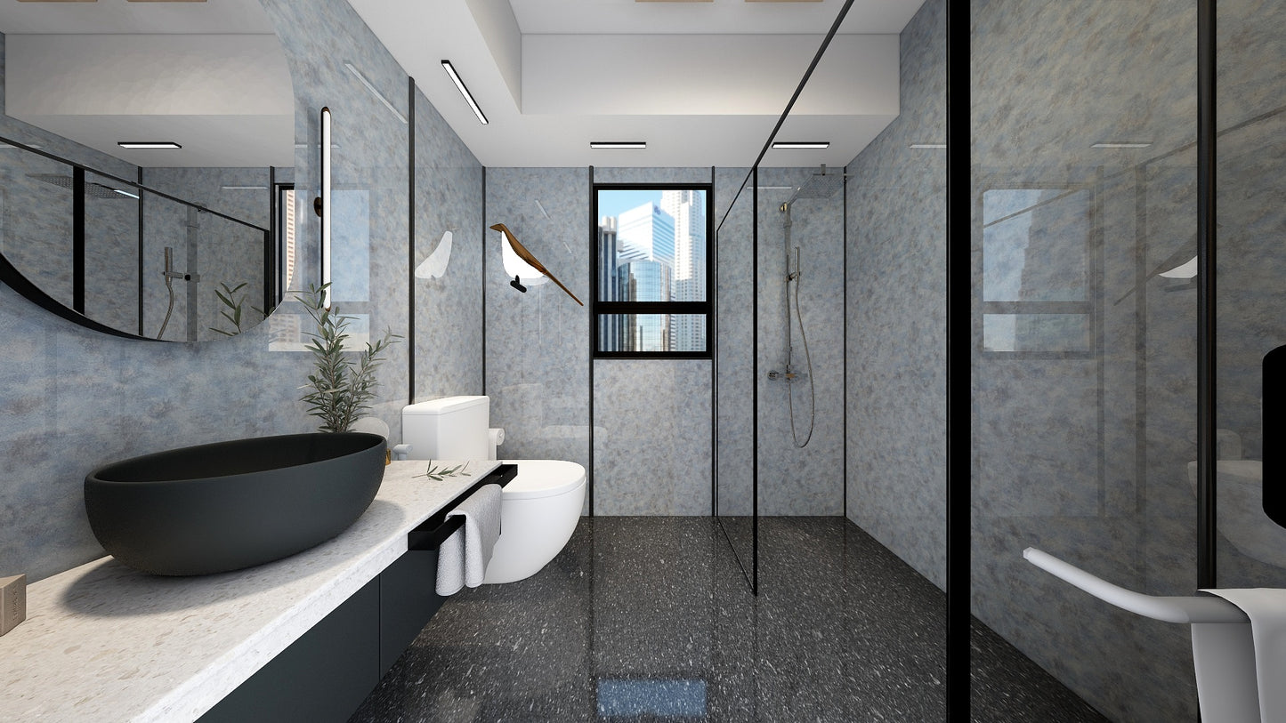 TW5090 Minerals | HDB BTO Bathroom Makeover