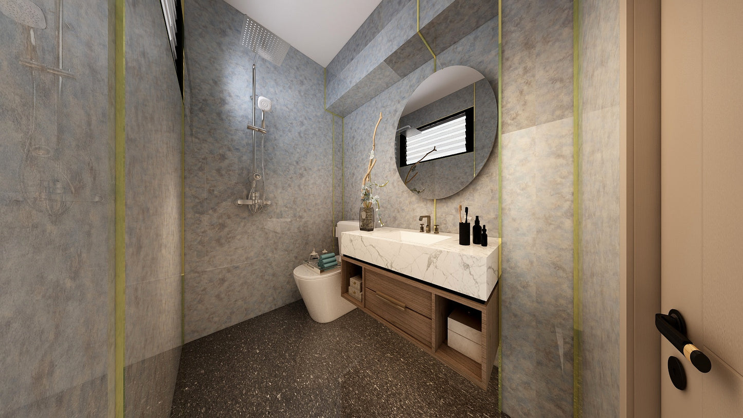 TW5090 Minerals | Resale HDB Bathroom Makeover