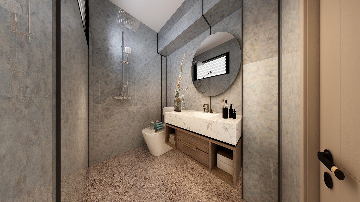 TW5090 Minerals | Resale HDB Bathroom Makeover
