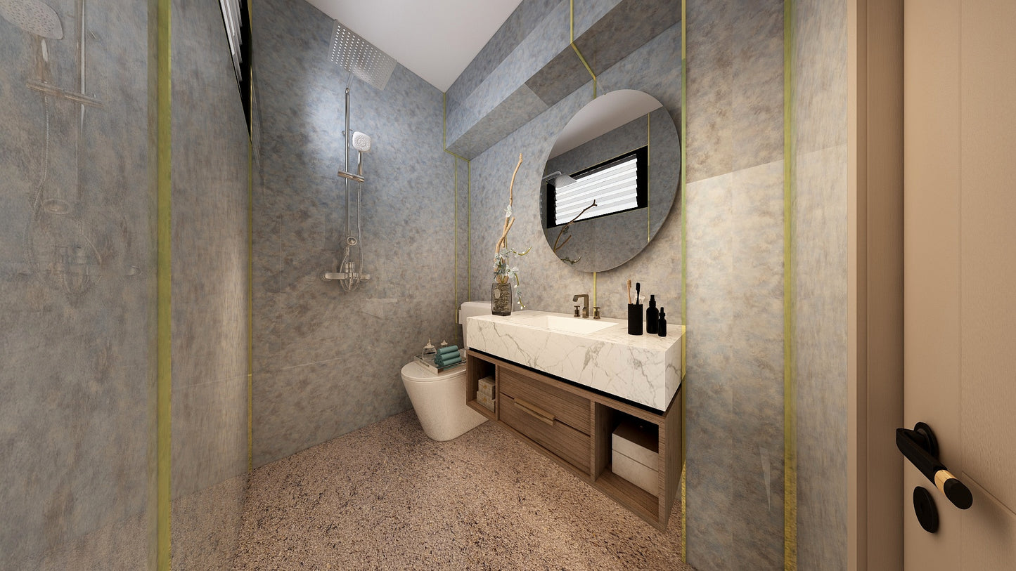 TW5090 Minerals | Resale HDB Bathroom Makeover