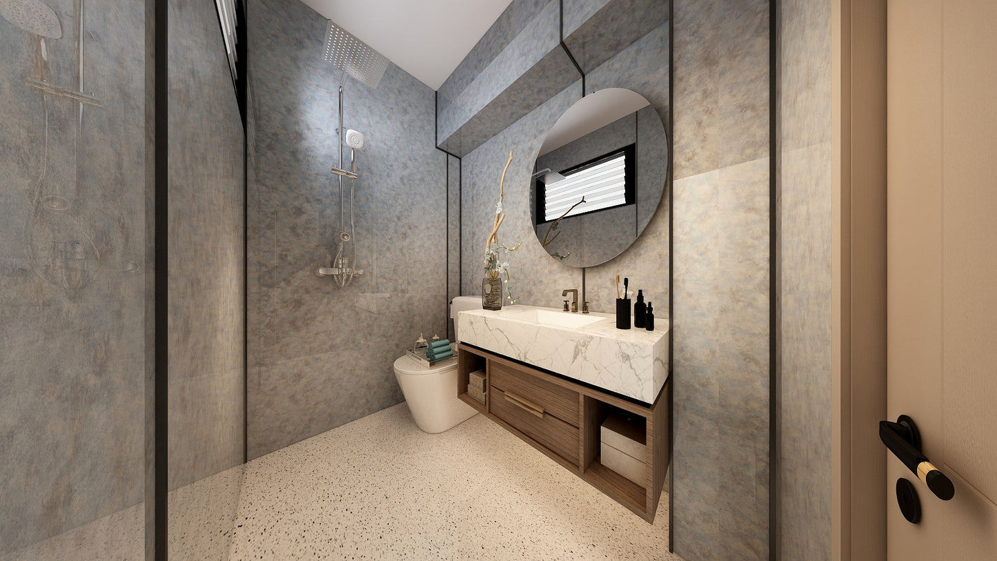 TW5090 Minerals | Resale HDB Bathroom Makeover