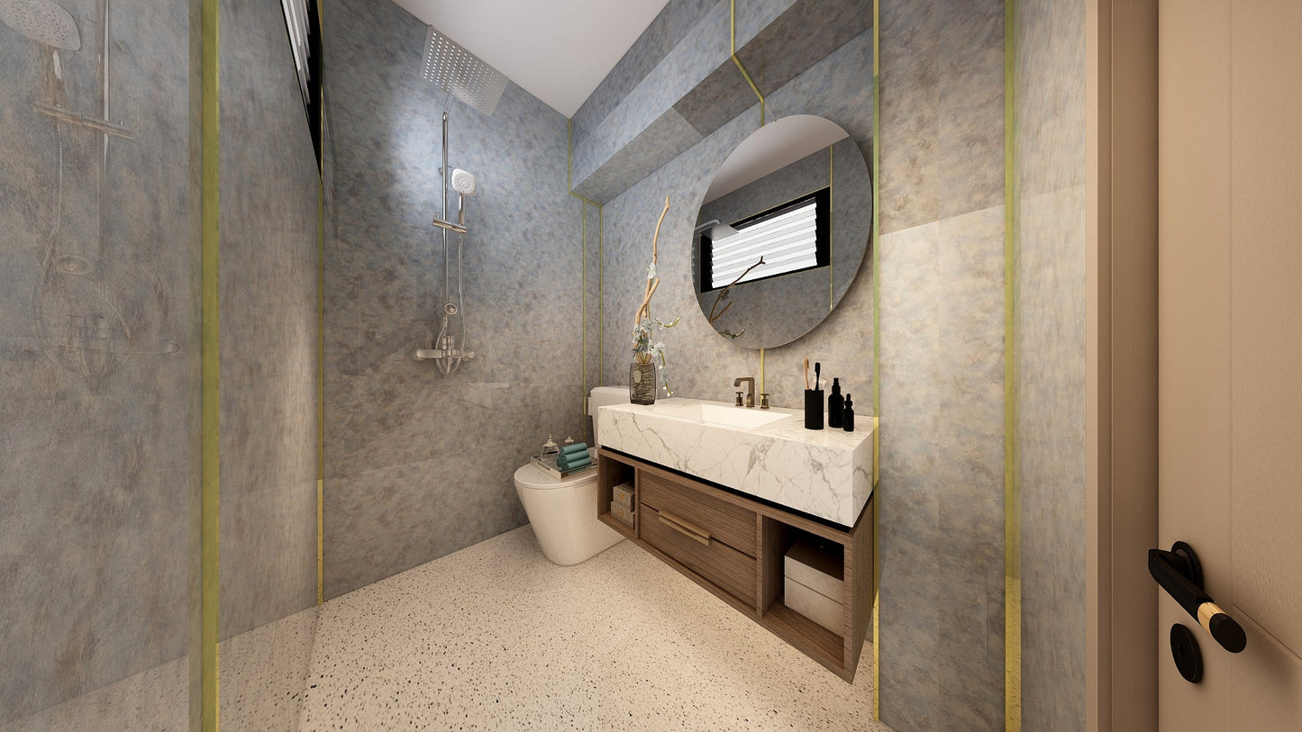 TW5090 Minerals | Resale HDB Bathroom Makeover