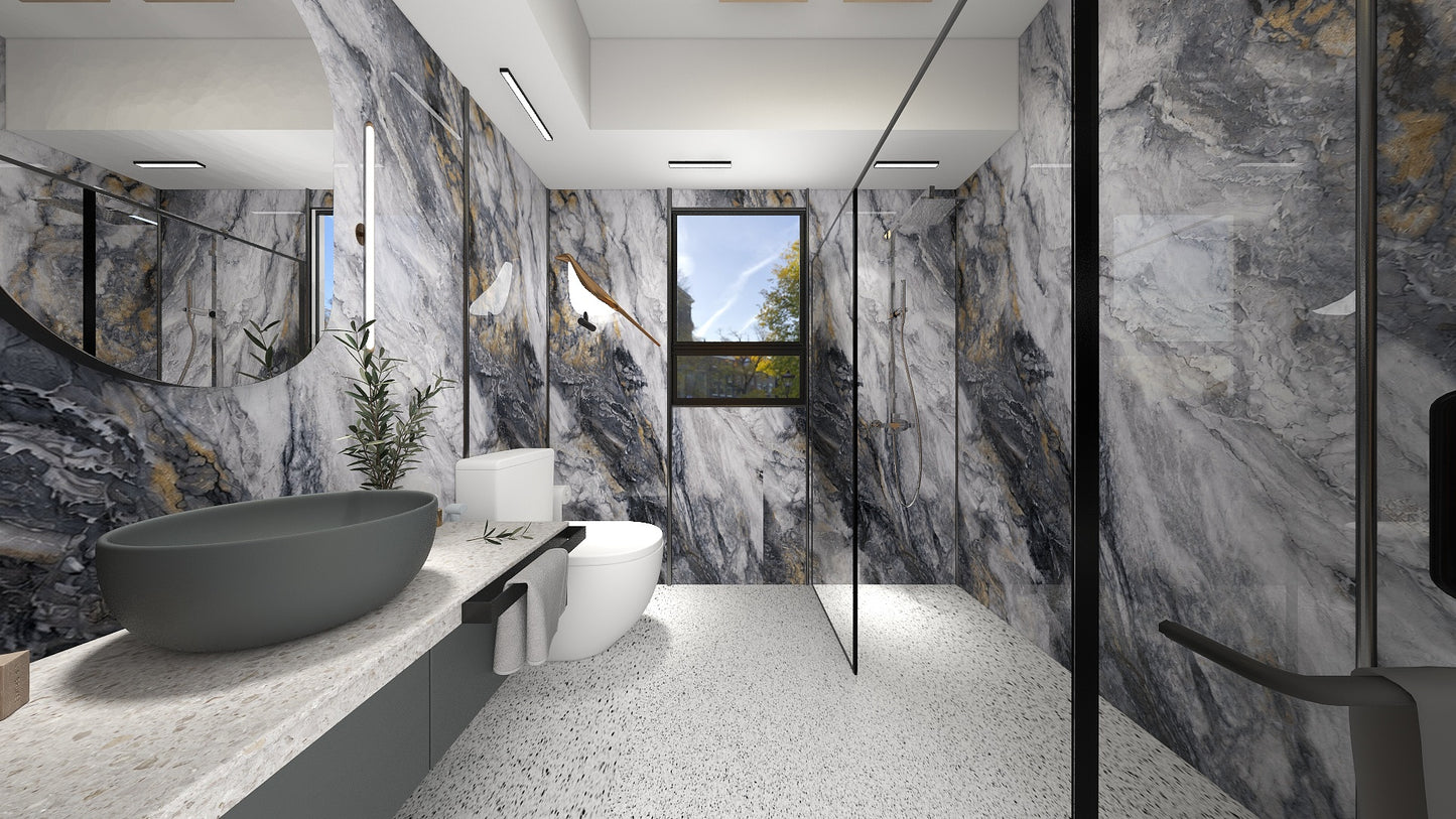 TW5140 Sliver Cascade | HDB BTO Bathroom Makeover