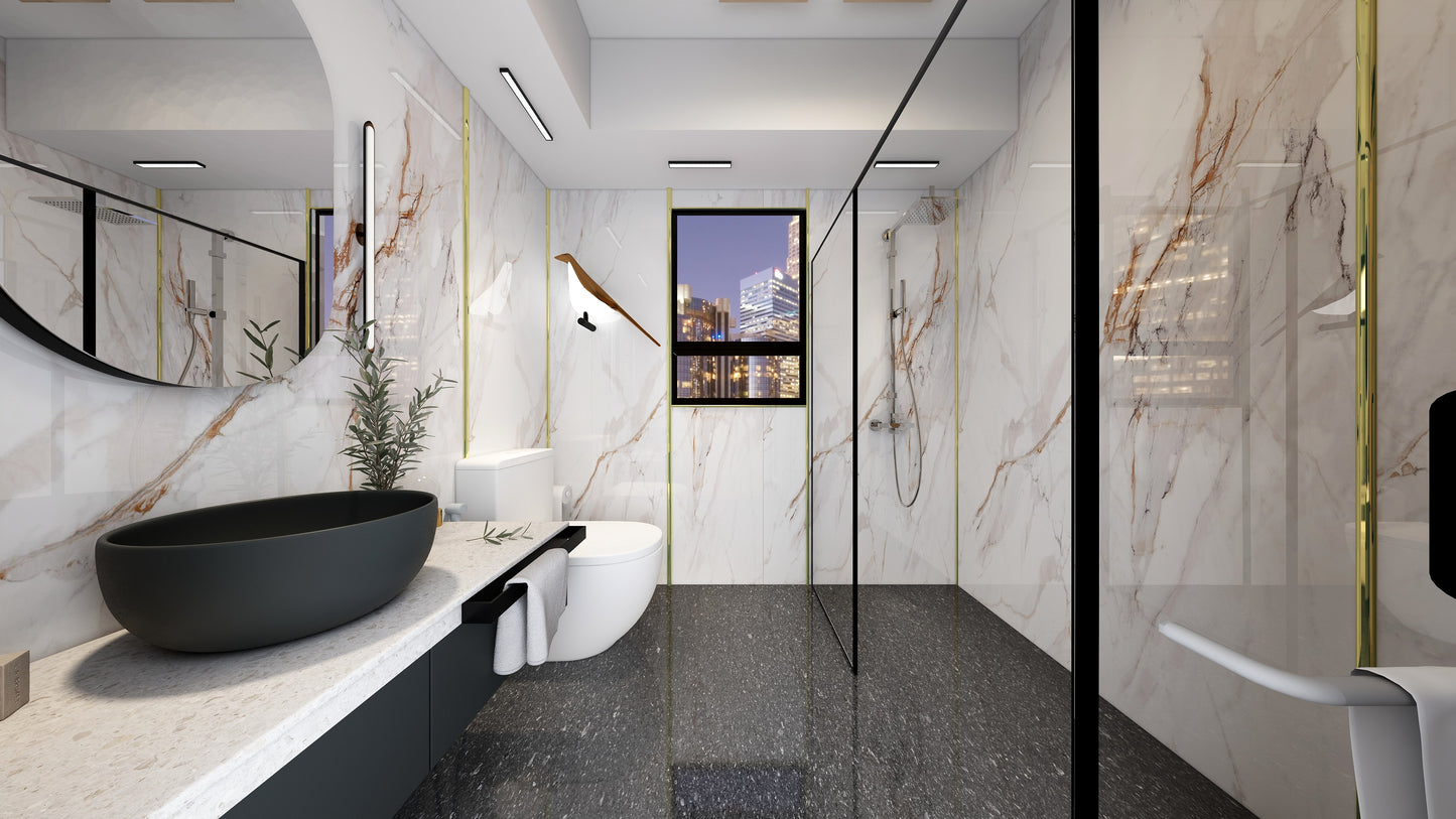 TW8040 Tundra | HDB BTO Bathroom Makeover