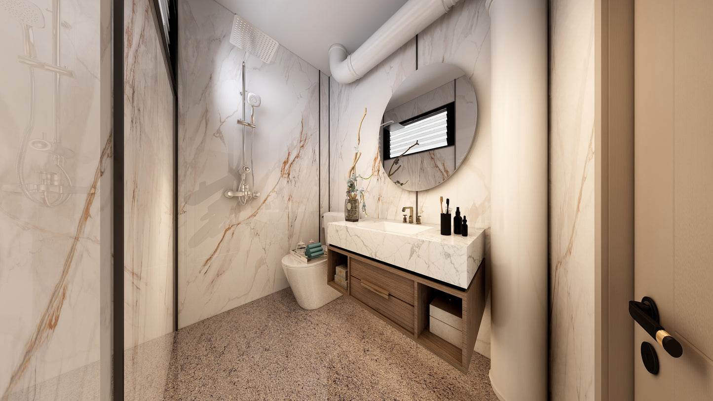 TW8040 Tundra | Resale HDB Bathroom Makeover