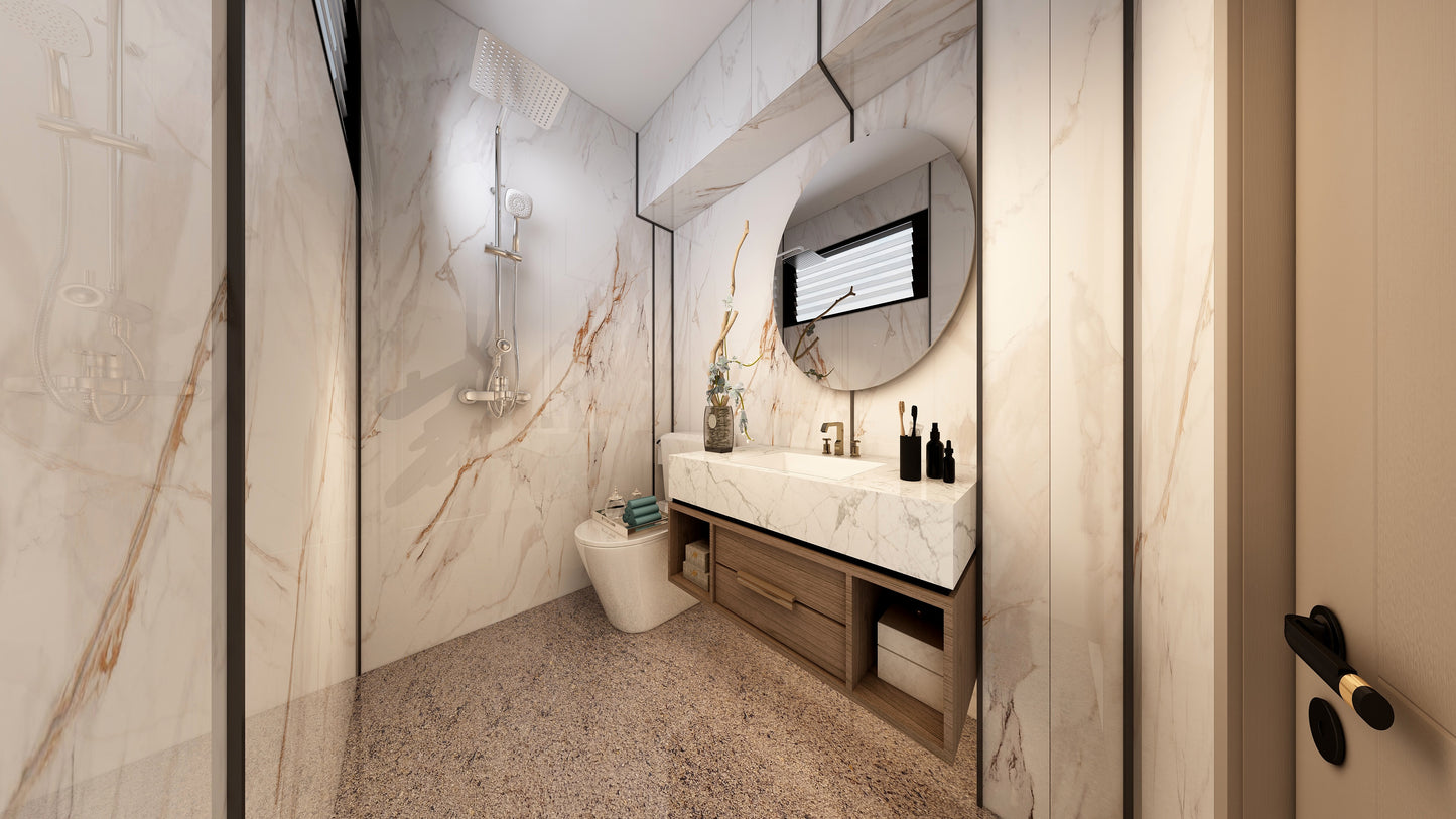 TW8040 Tundra | Resale HDB Bathroom Makeover