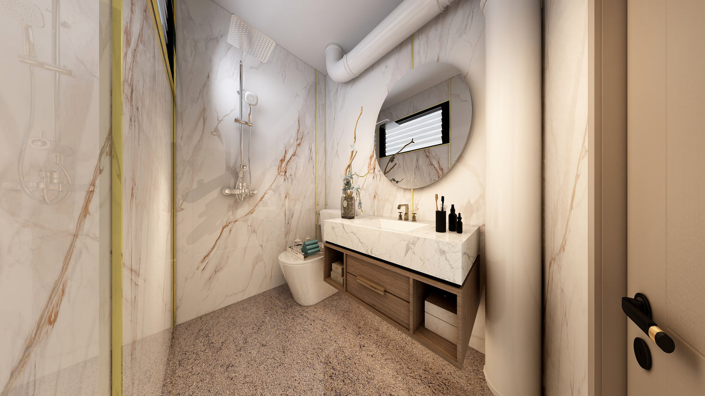 TW8040 Tundra | Resale HDB Bathroom Makeover