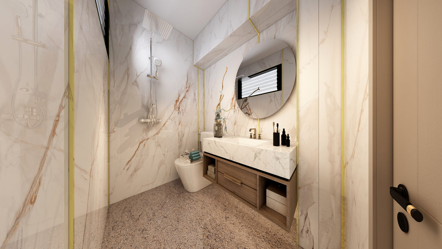 TW8040 Tundra | Resale HDB Bathroom Makeover