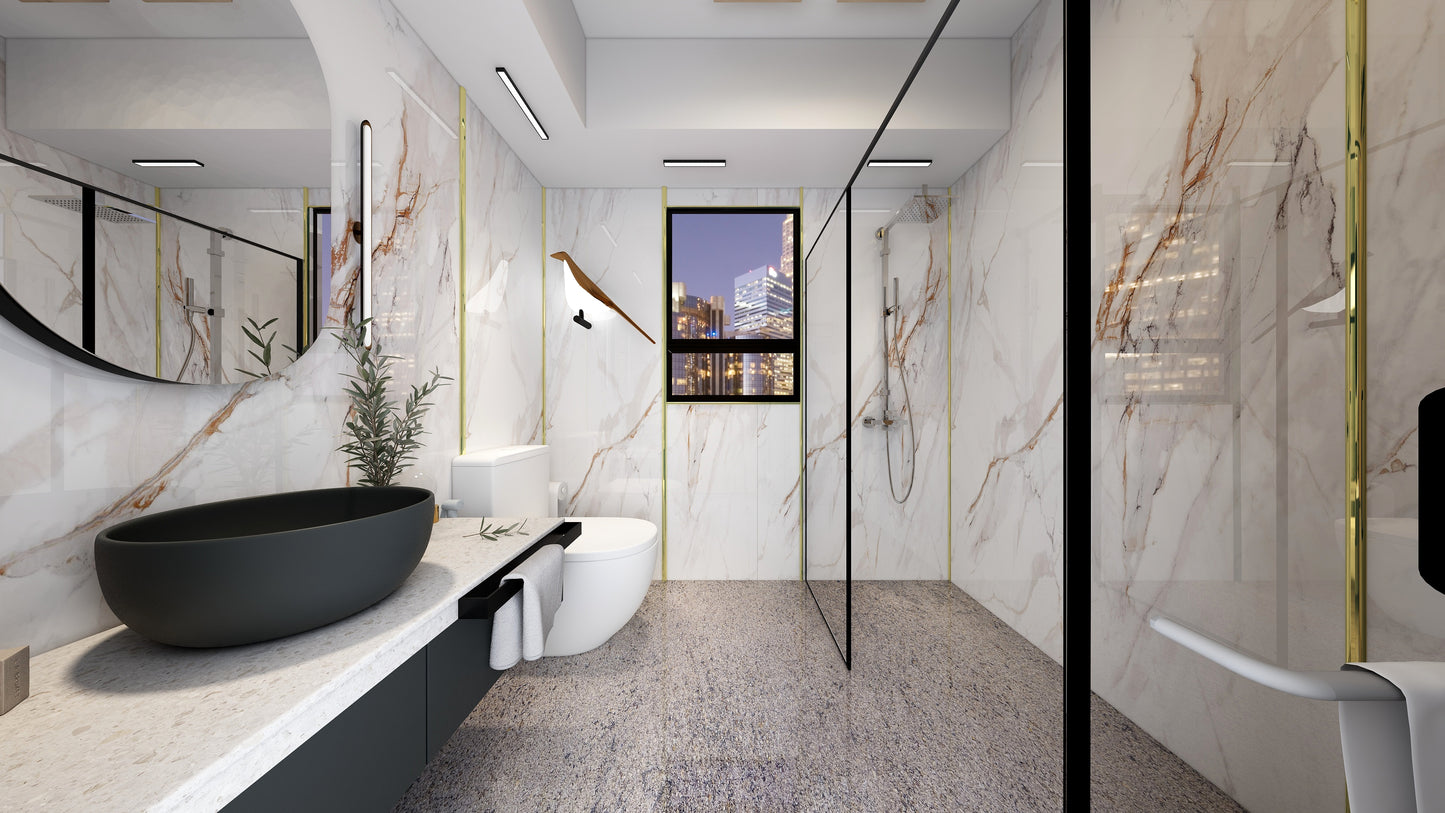TW8040 Tundra | HDB BTO Bathroom Makeover