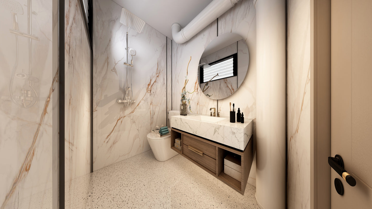TW8040 Tundra | Resale HDB Bathroom Makeover