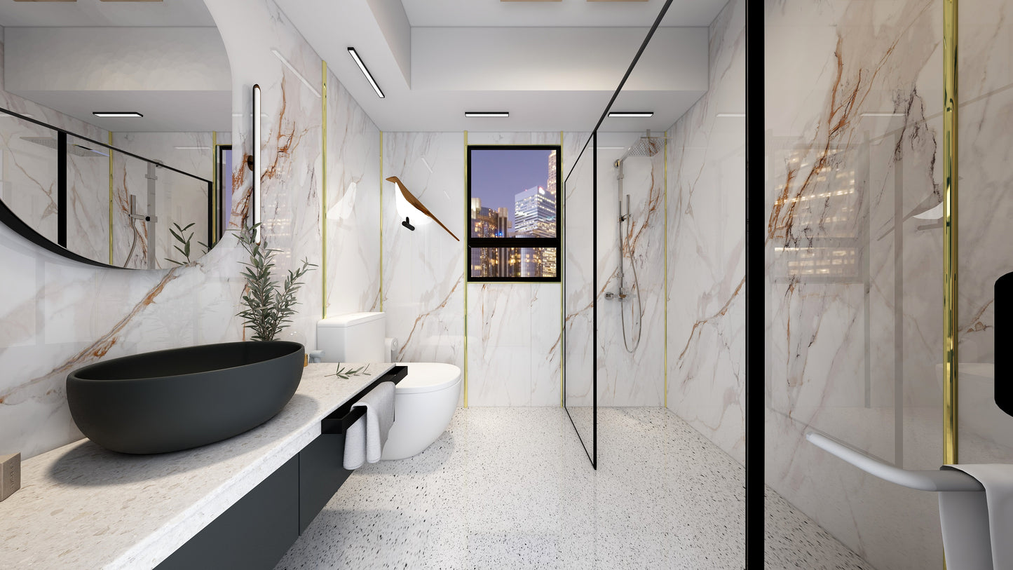 TW8040 Tundra | HDB BTO Bathroom Makeover