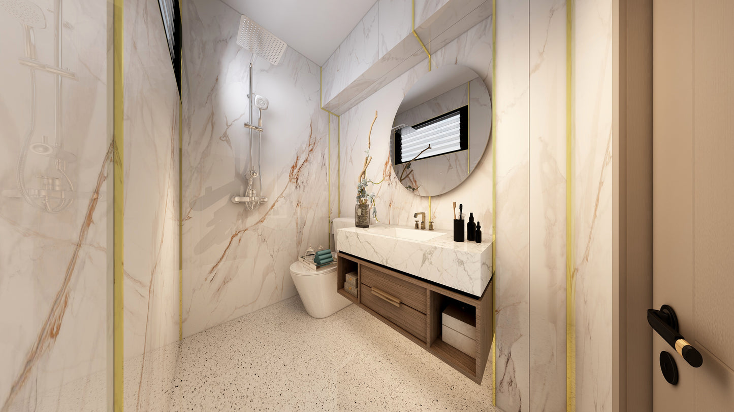 TW8040 Tundra | Resale HDB Bathroom Makeover
