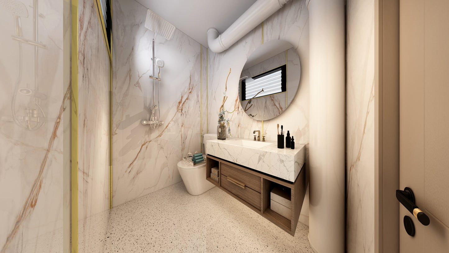 TW8040 Tundra | Resale HDB Bathroom Makeover