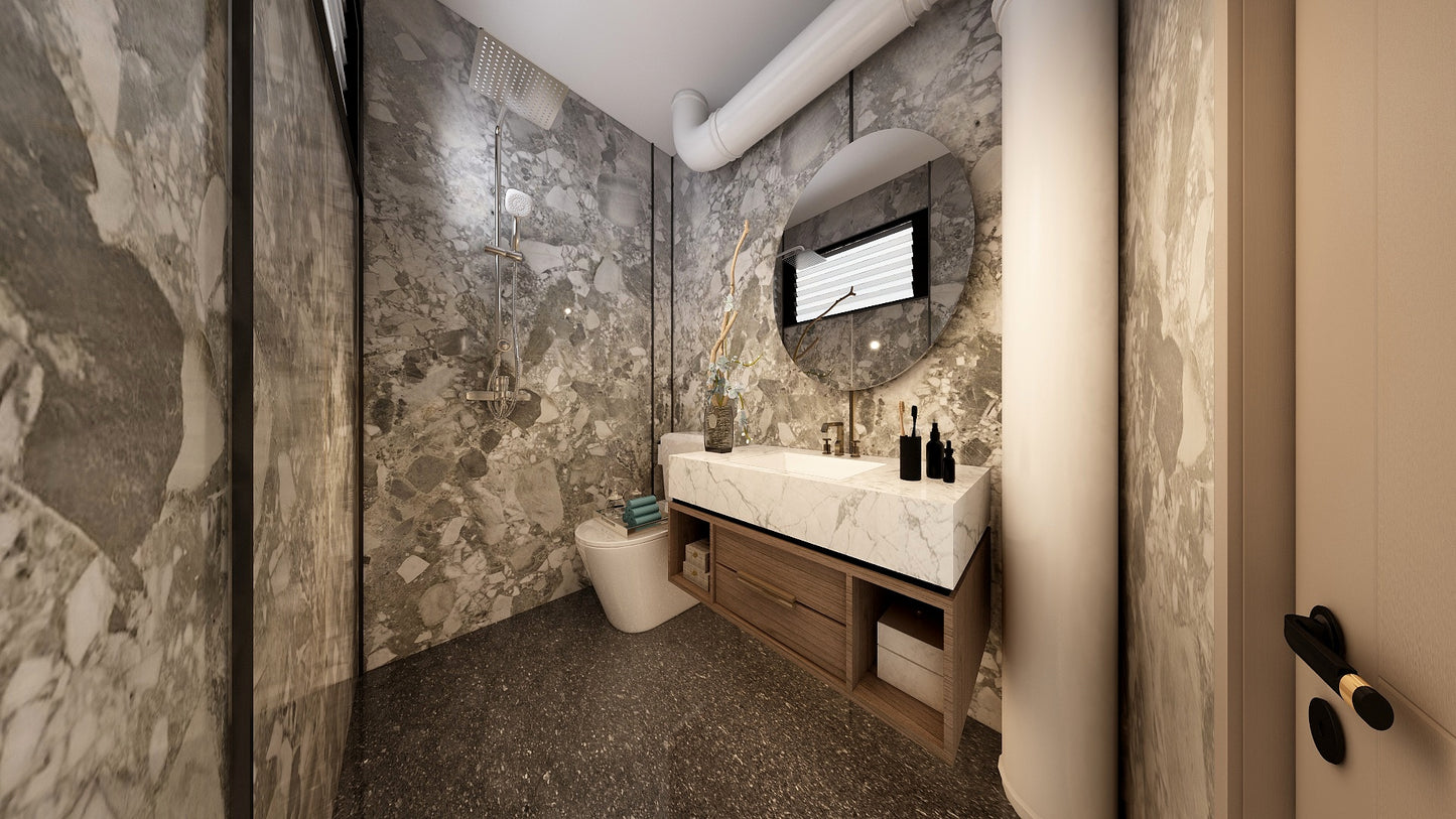 TW8050 Rockies | Resale HDB Bathroom Makeover