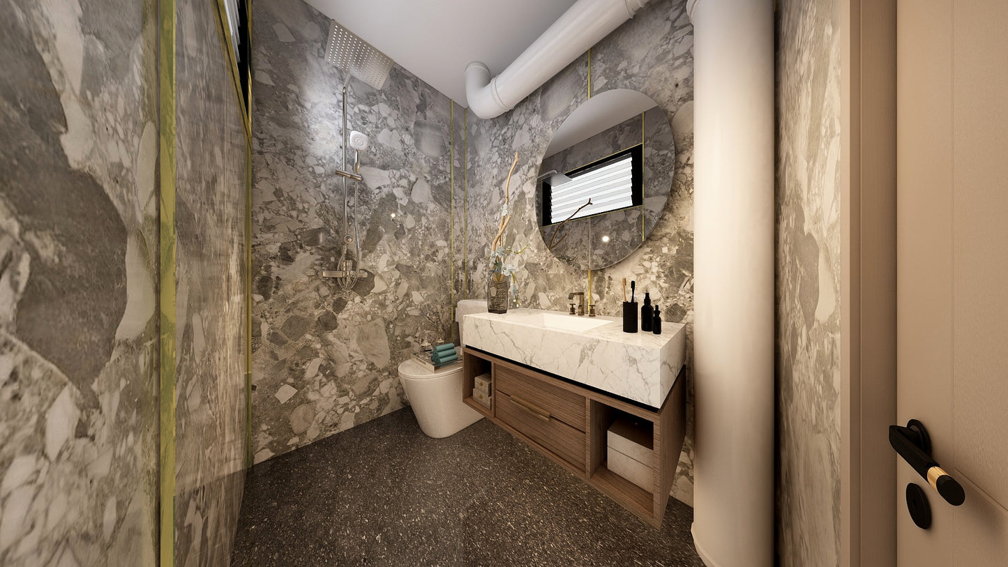 TW8050 Rockies | Resale HDB Bathroom Makeover