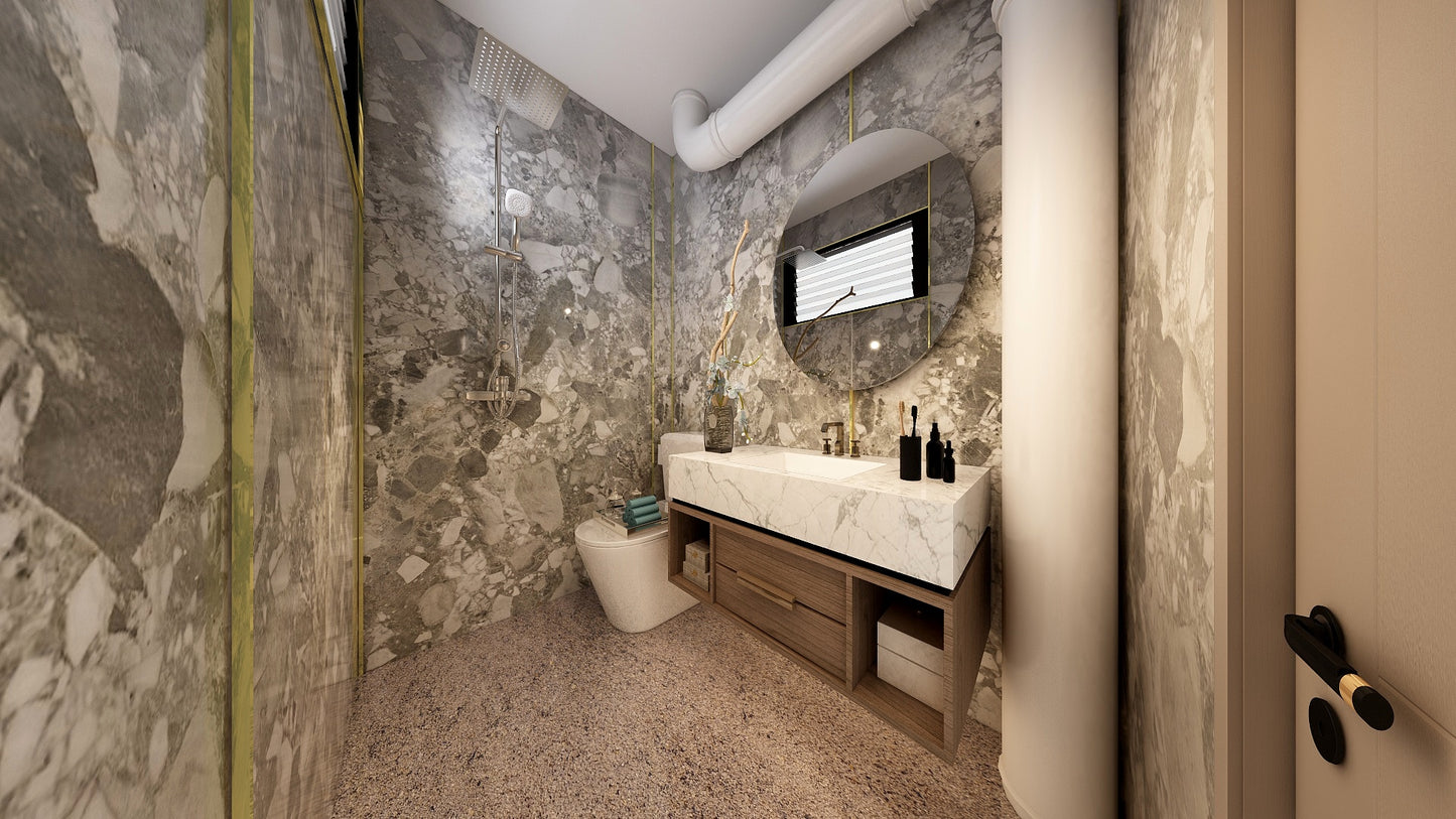 TW8050 Rockies | Resale HDB Bathroom Makeover