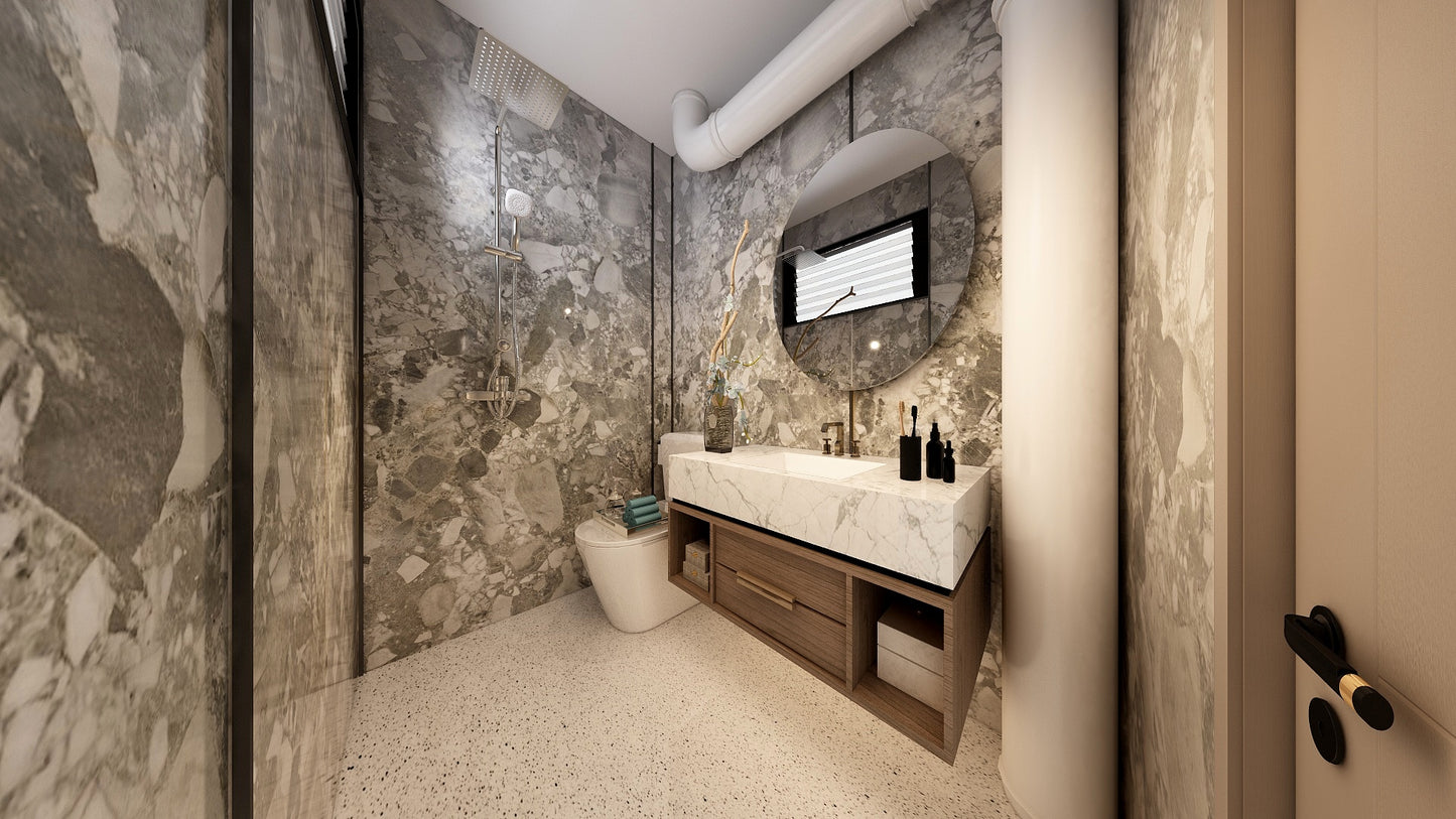 TW8050 Rockies | Resale HDB Bathroom Makeover