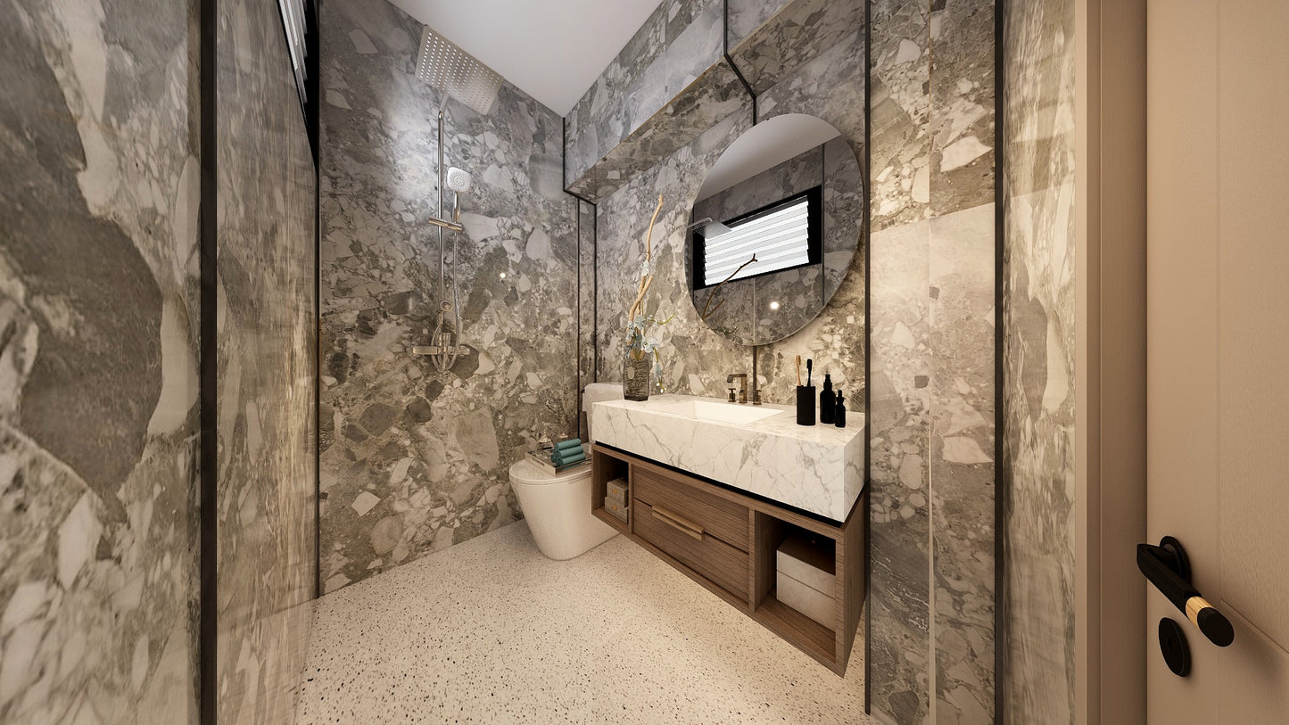 TW8050 Rockies | Resale HDB Bathroom Makeover