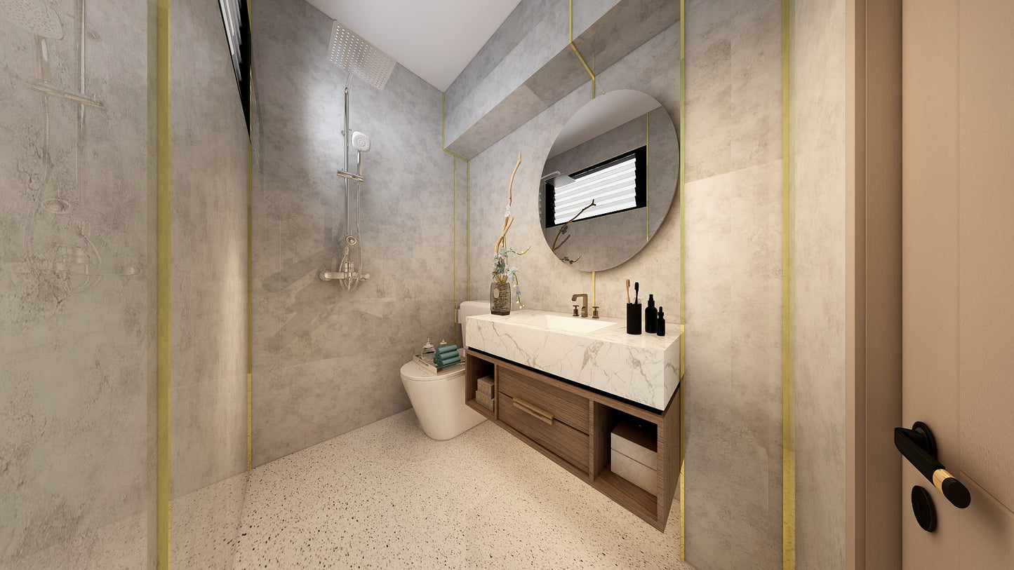 TW8080 Alpine | Resale HDB Bathroom Makeover