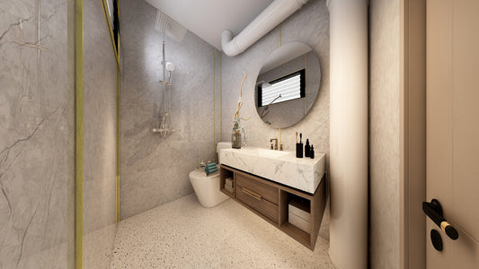 TW8110 Mount Grey | Resale HDB Bathroom Makeover