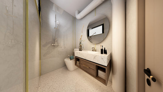 TW8120 White Peaks | Resale HDB Bathroom Makeover