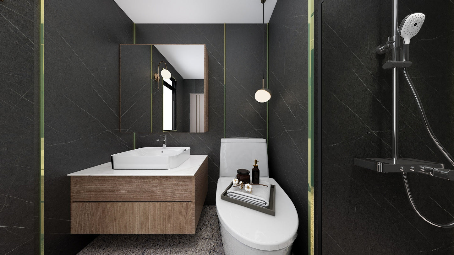 TW8020 Silent Night | Waterproof Vanity Set