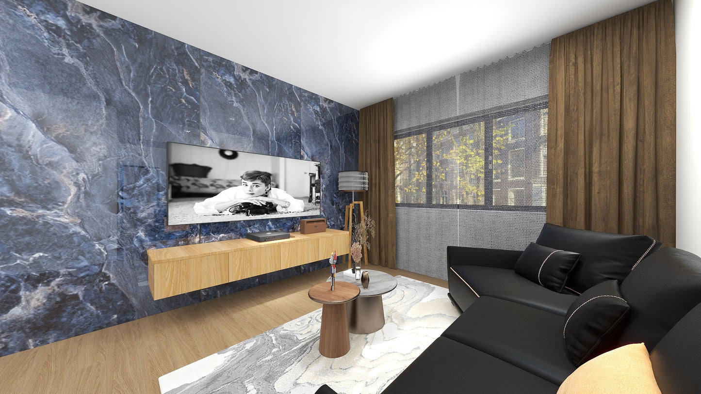TW5080 Cerulean | Waterproof TV Console Set