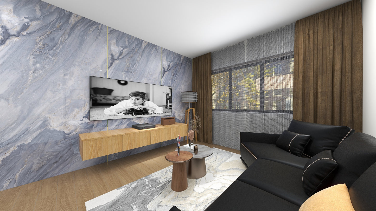 TW5070 Azure | Waterproof TV Console Set
