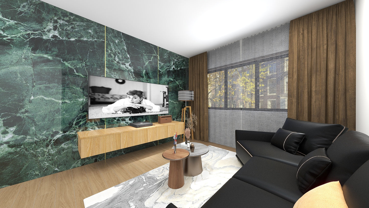 TW5030 Verde Alpi | Waterproof TV Console Set