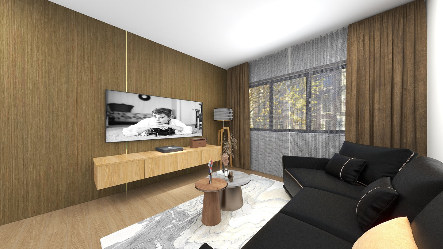 TW1020 Cherry | Waterproof TV Console Set