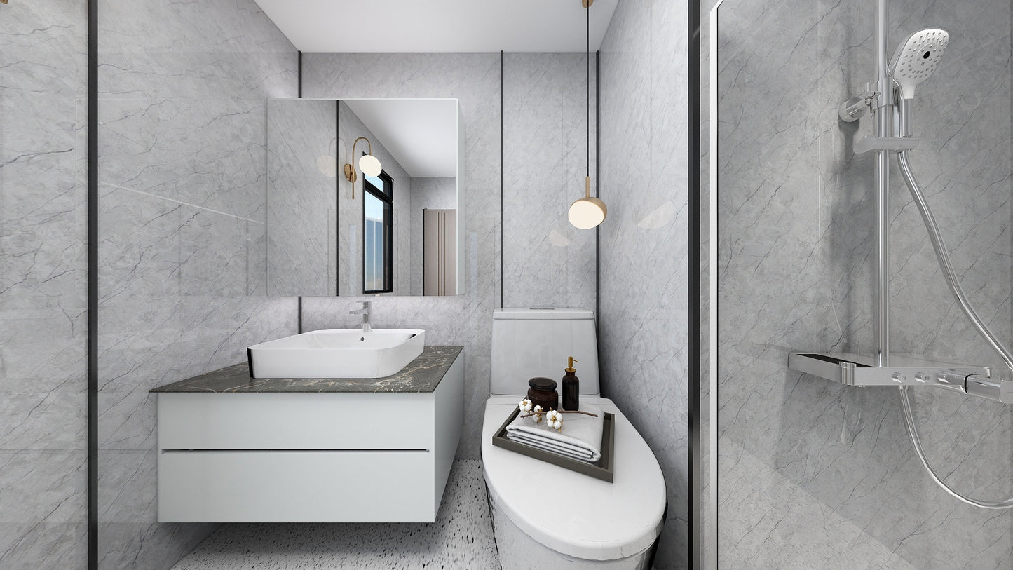 TW8110 Mount Grey | Waterproof Vanity Set