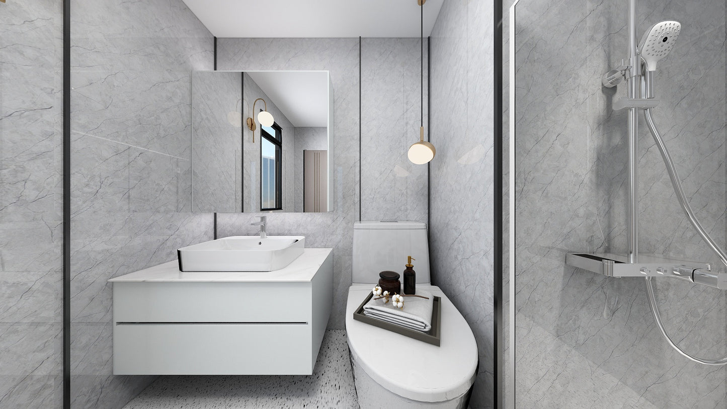 TW8110 Mount Grey | Waterproof Vanity Set