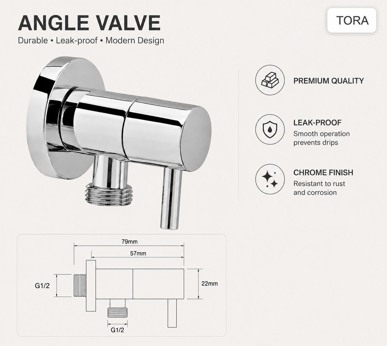 TORA Angle Valve
