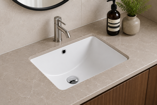 TORA Rectangular Undermount Wash Basin