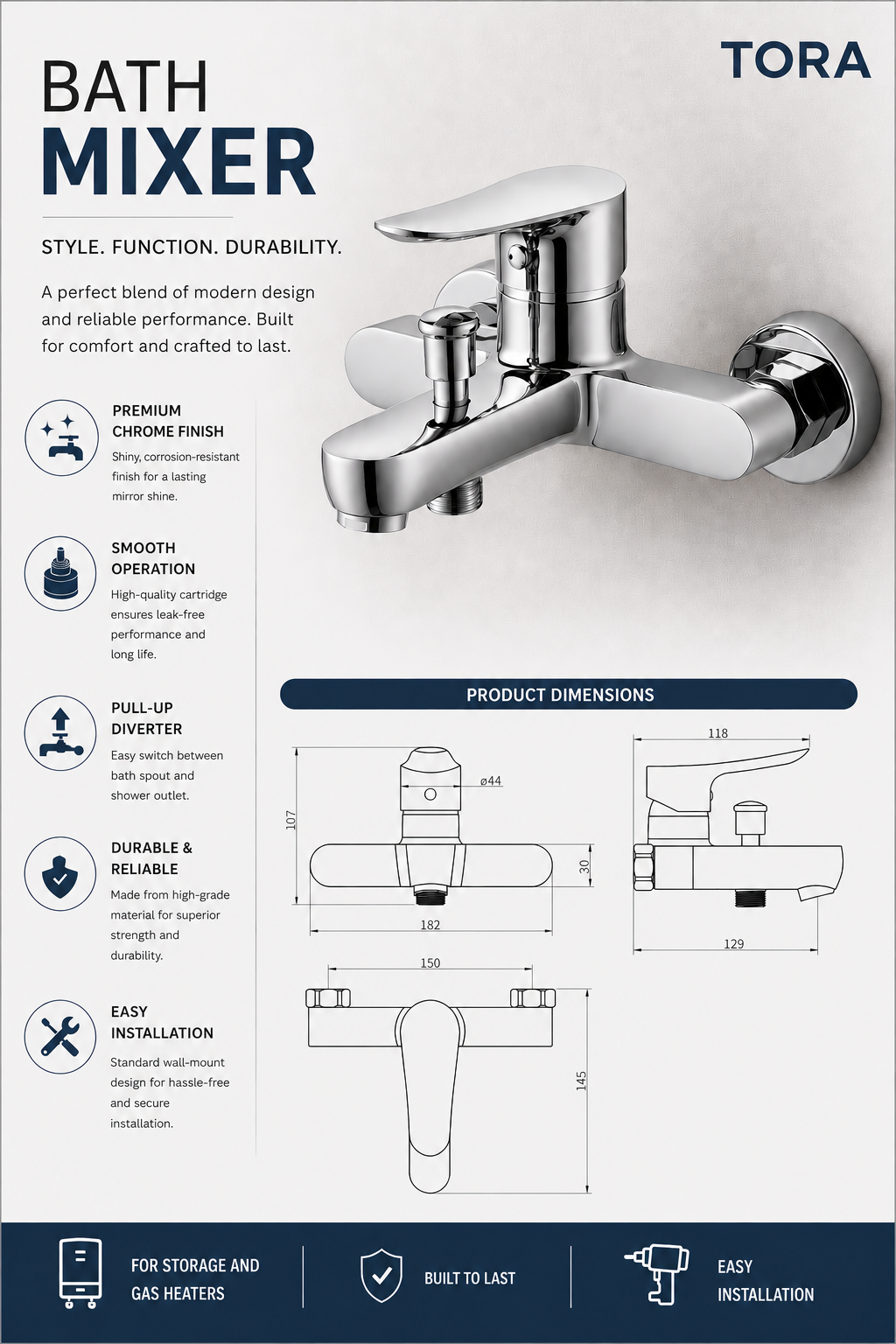 TORA Bath Mixer
