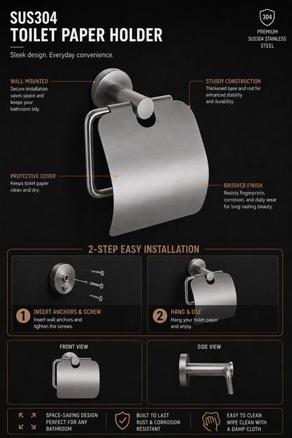 TORA SUS304 Toilet Paper Holder