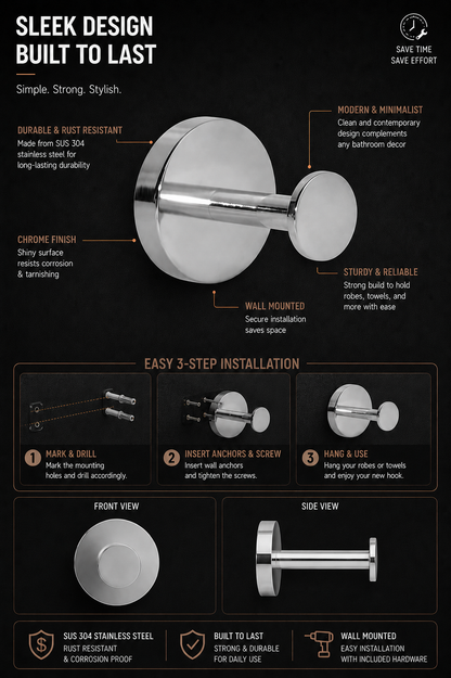 TORA Single Robe Hook