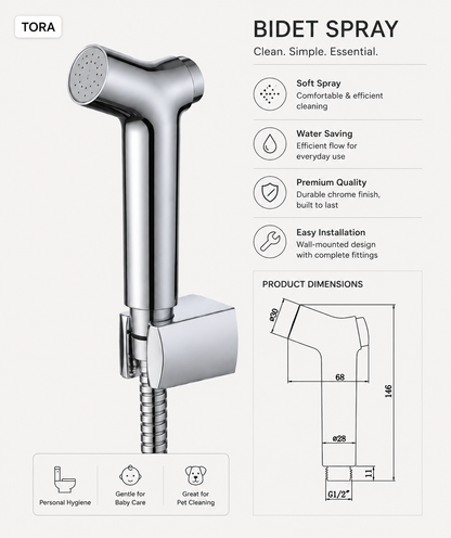 TORA Bidet Spray Set