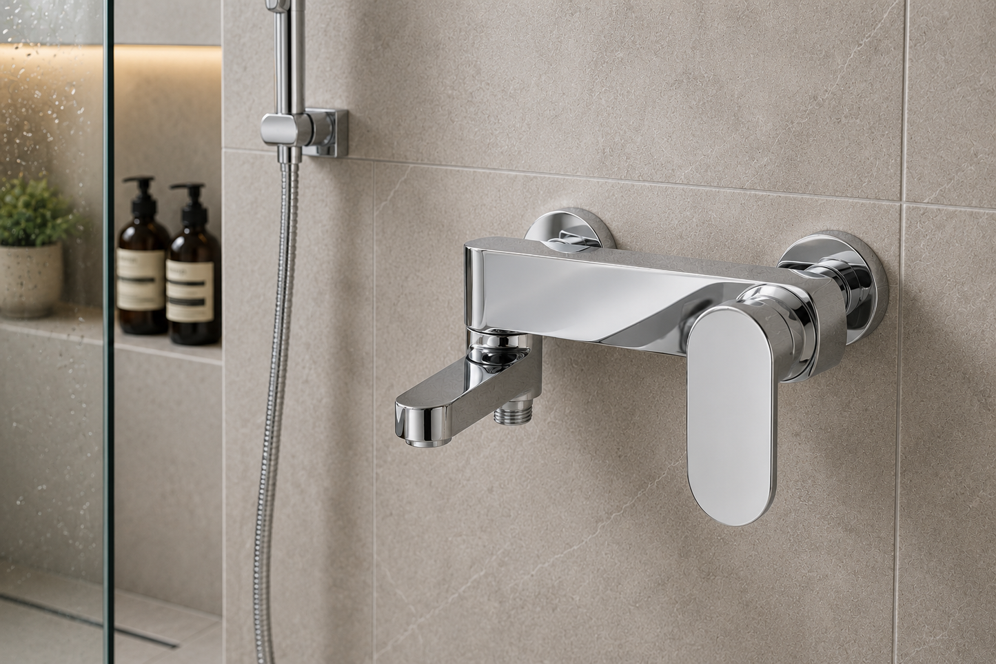 TORA Bath Mixer with Swivel Spout