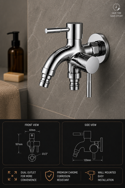 TORA 2-Way Bib Tap with Handle
