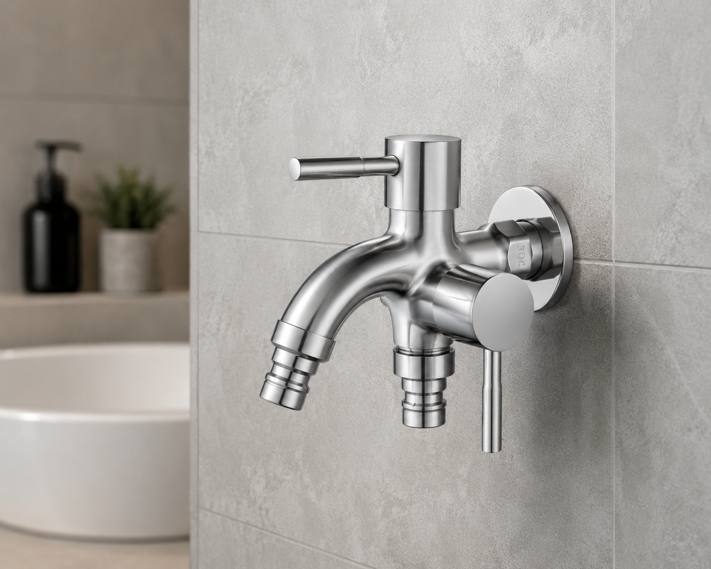TORA 2-Way Bib Tap with Handle