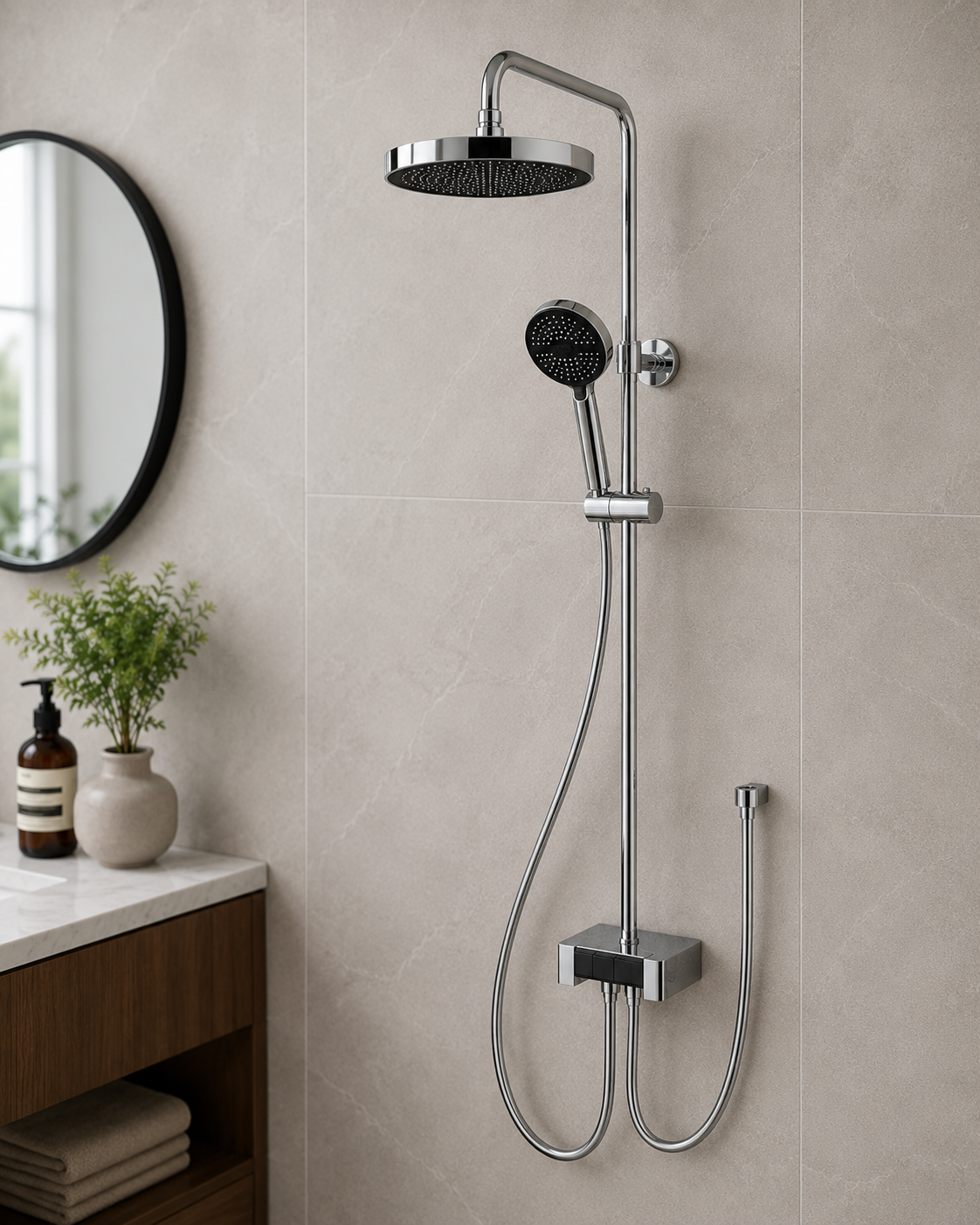 TORA Rainshower Set for Instant Heater