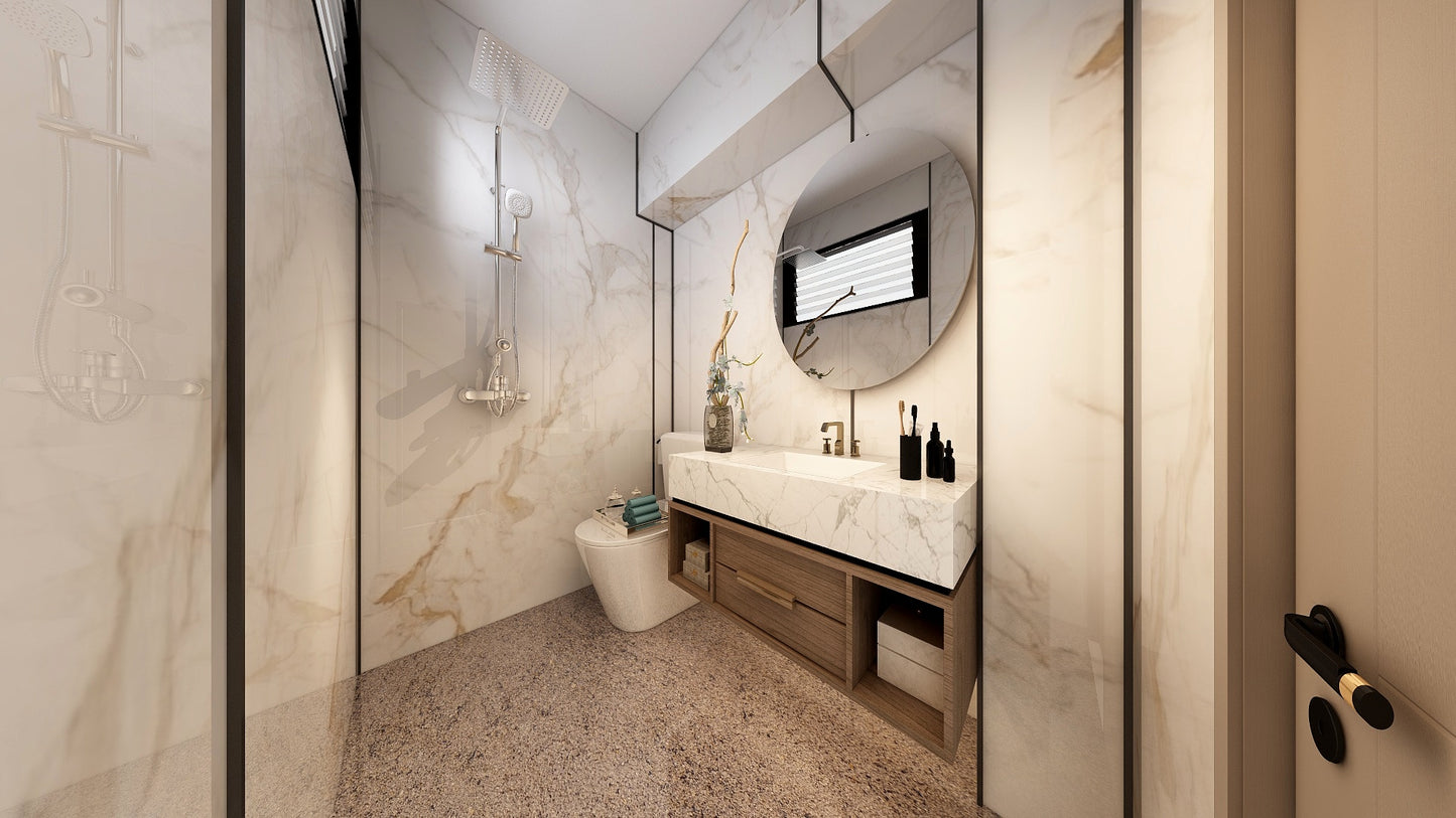 TW5100 Frosty Hills | Resale HDB Bathroom Makeover