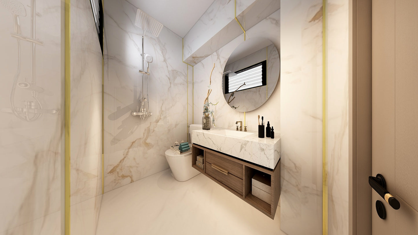 TW5100 Frosty Hills | Resale HDB Bathroom Makeover
