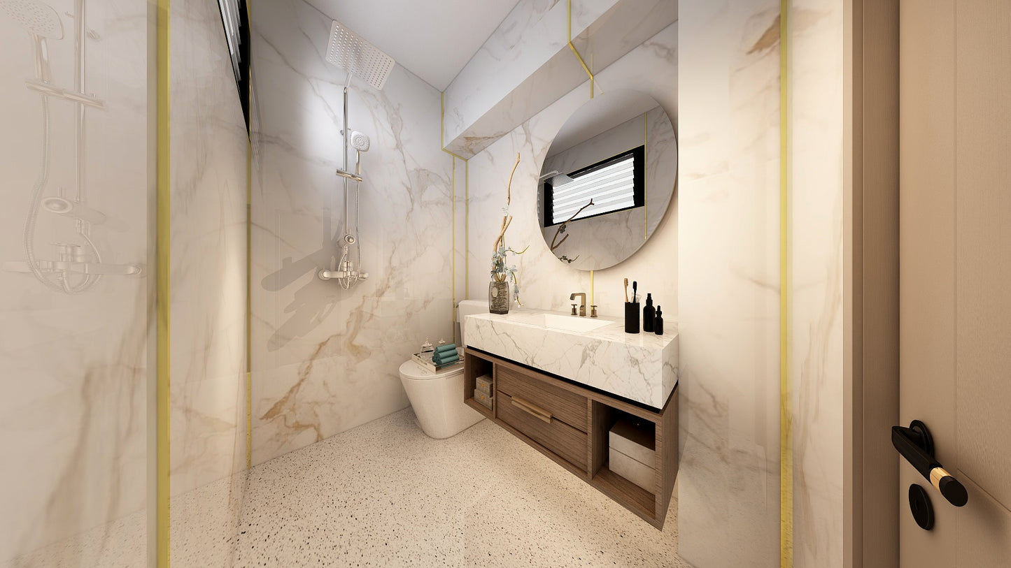 TW5100 Frosty Hills | Resale HDB Bathroom Makeover