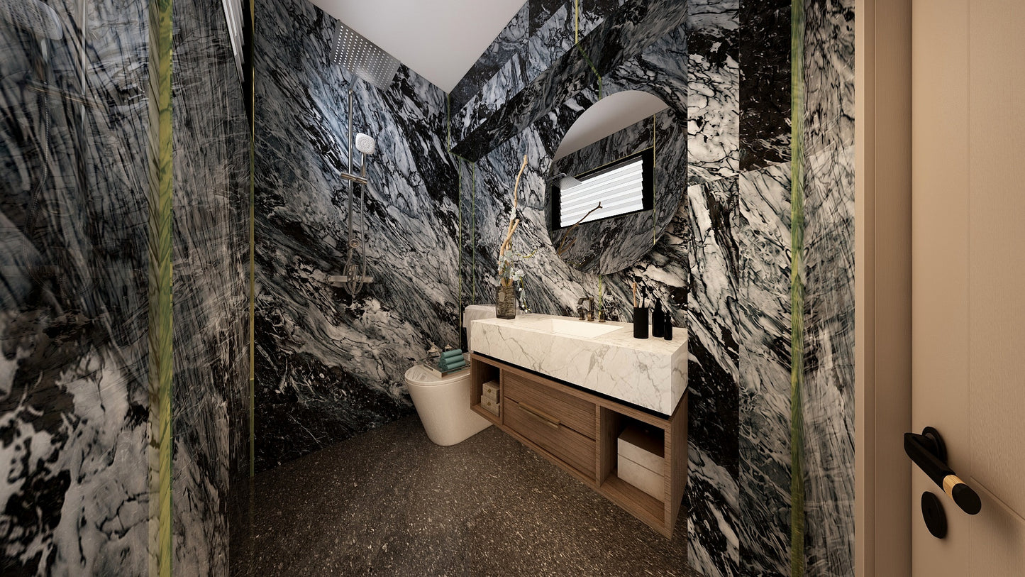 TW5110 Obsidian Ridge | Resale HDB Bathroom Makeover