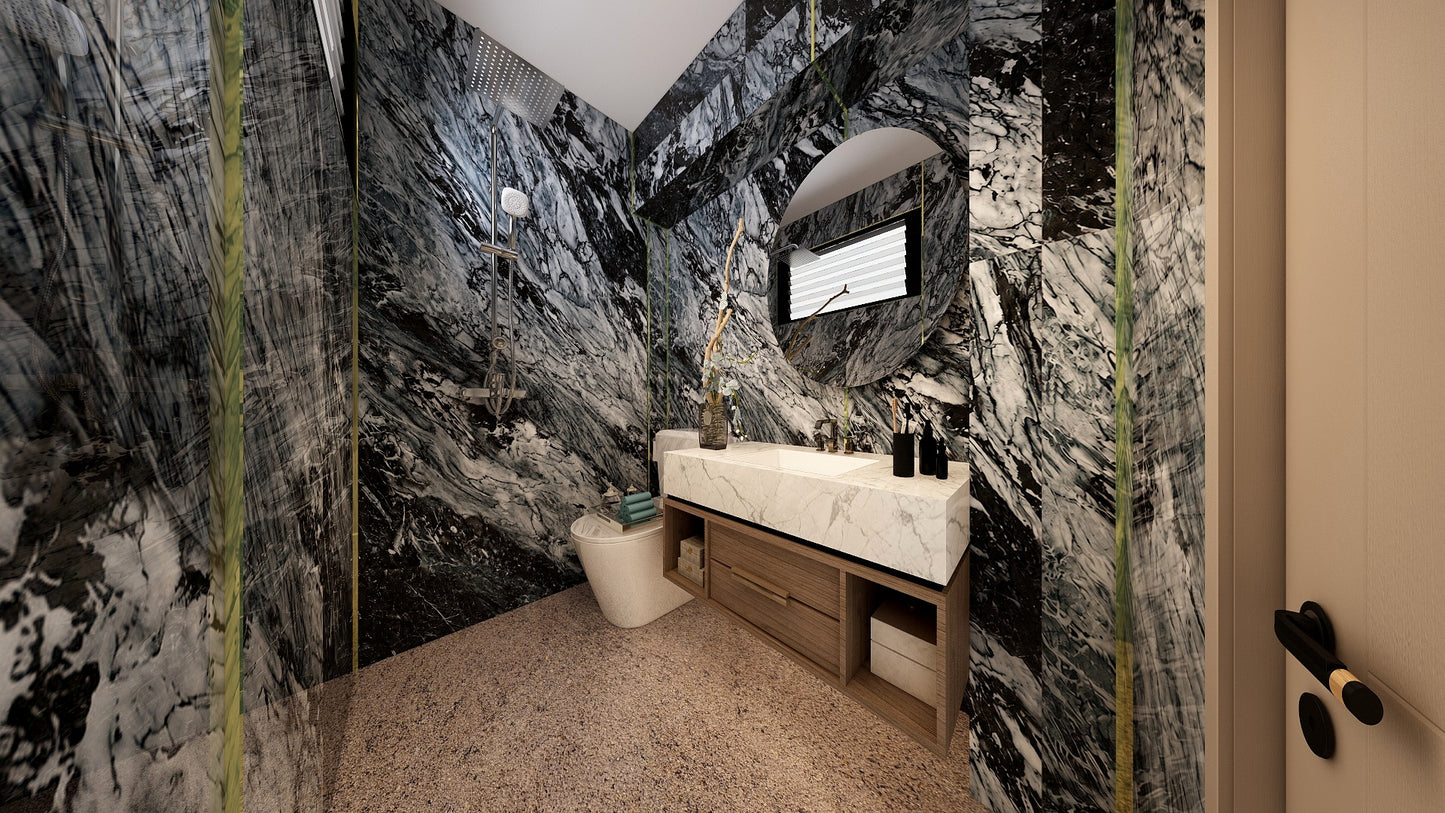 TW5110 Obsidian Ridge | Resale HDB Bathroom Makeover