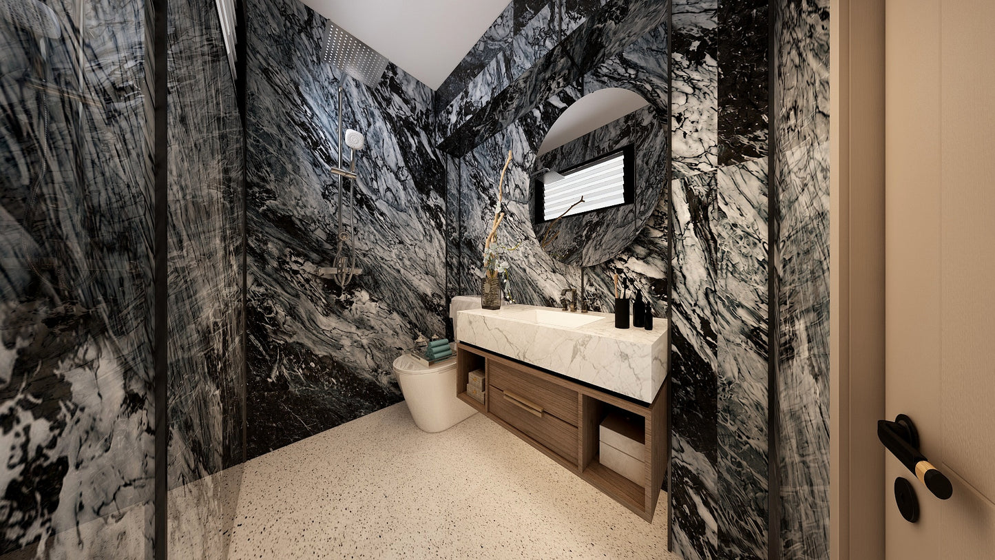 TW5110 Obsidian Ridge | Resale HDB Bathroom Makeover