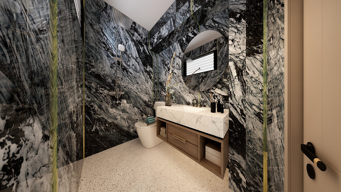 TW5110 Obsidian Ridge | Resale HDB Bathroom Makeover