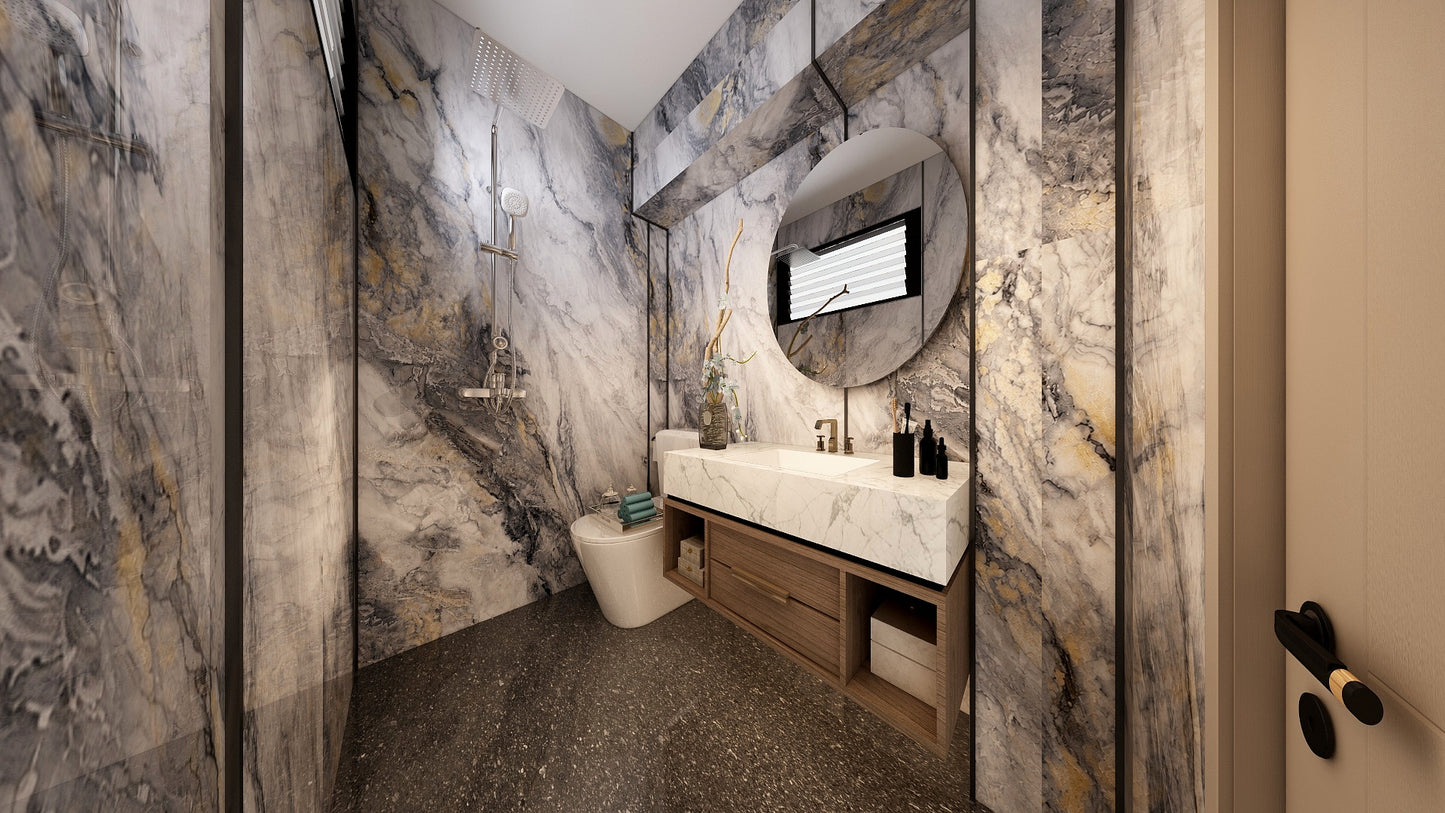 TW5140 Sliver Cascade | Resale HDB Bathroom Makeover